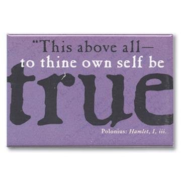 IMAN RECTANGULAR TO THINE OWN SELF BE TRUE | CUSTOMWORKS | 1 UNIDAD | 5038680003696 Imagen principal del producto
