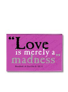 Iman Rectangular Love is Merely a Madness Marca Customworks Imagen principal del producto