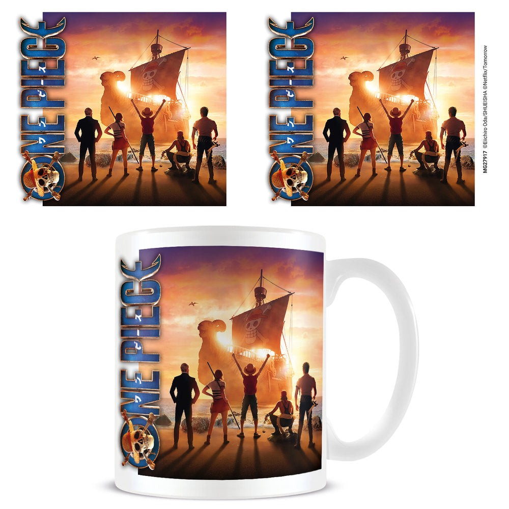 Taza 325ml One Piece Live Action Set Sail