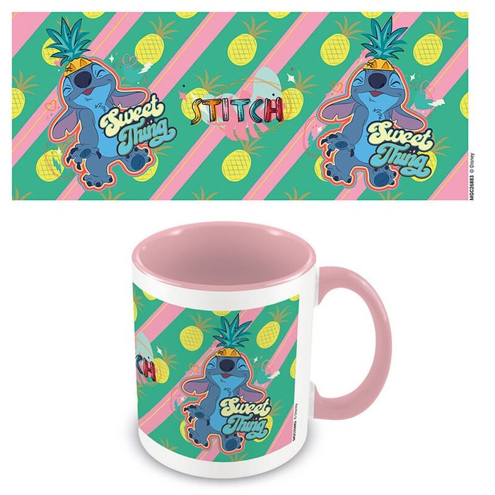 Taza Color Interior Disney Stitch You're My Fave 325ml
