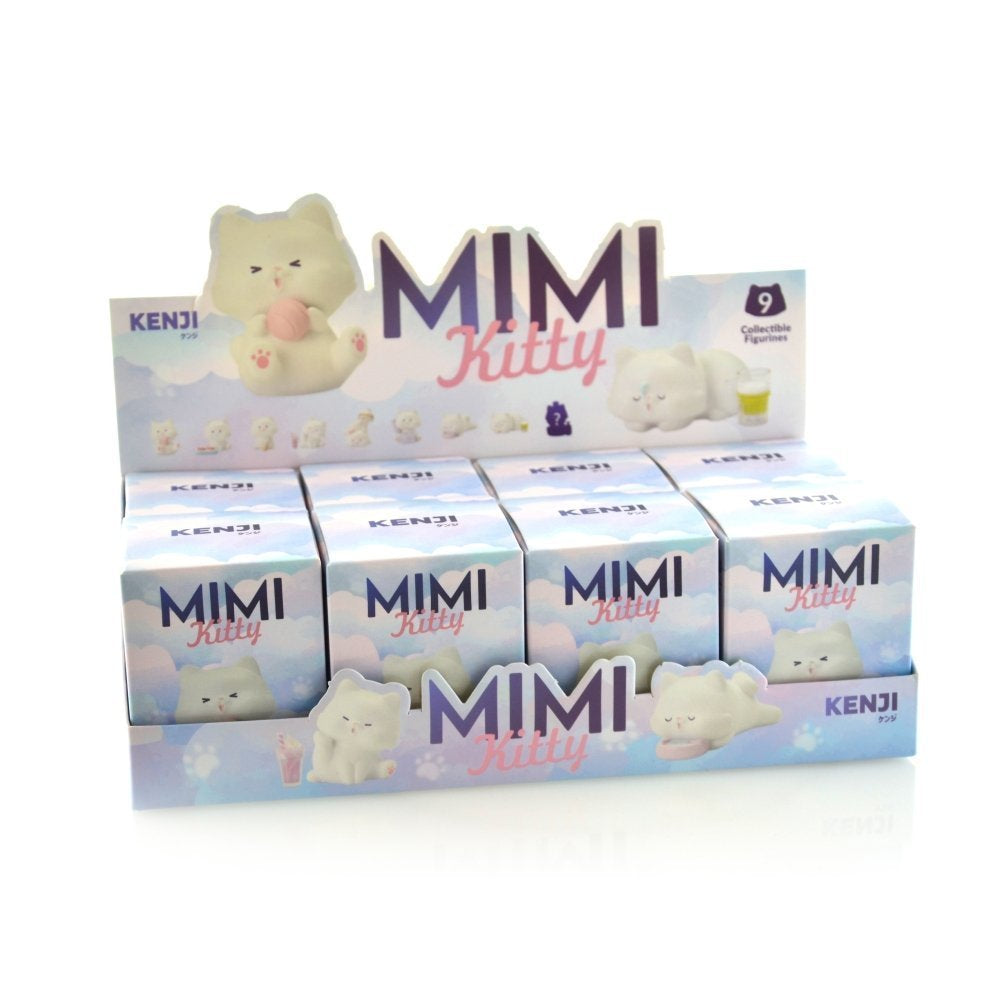 Expositor 8 Cajas Sorpresa Mimi Kitty Kenjy Fraga Kawaii