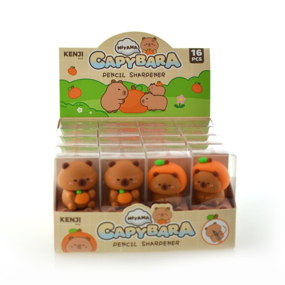 Sacapuntas Capibara Kawaii 16 unidades - Fraga