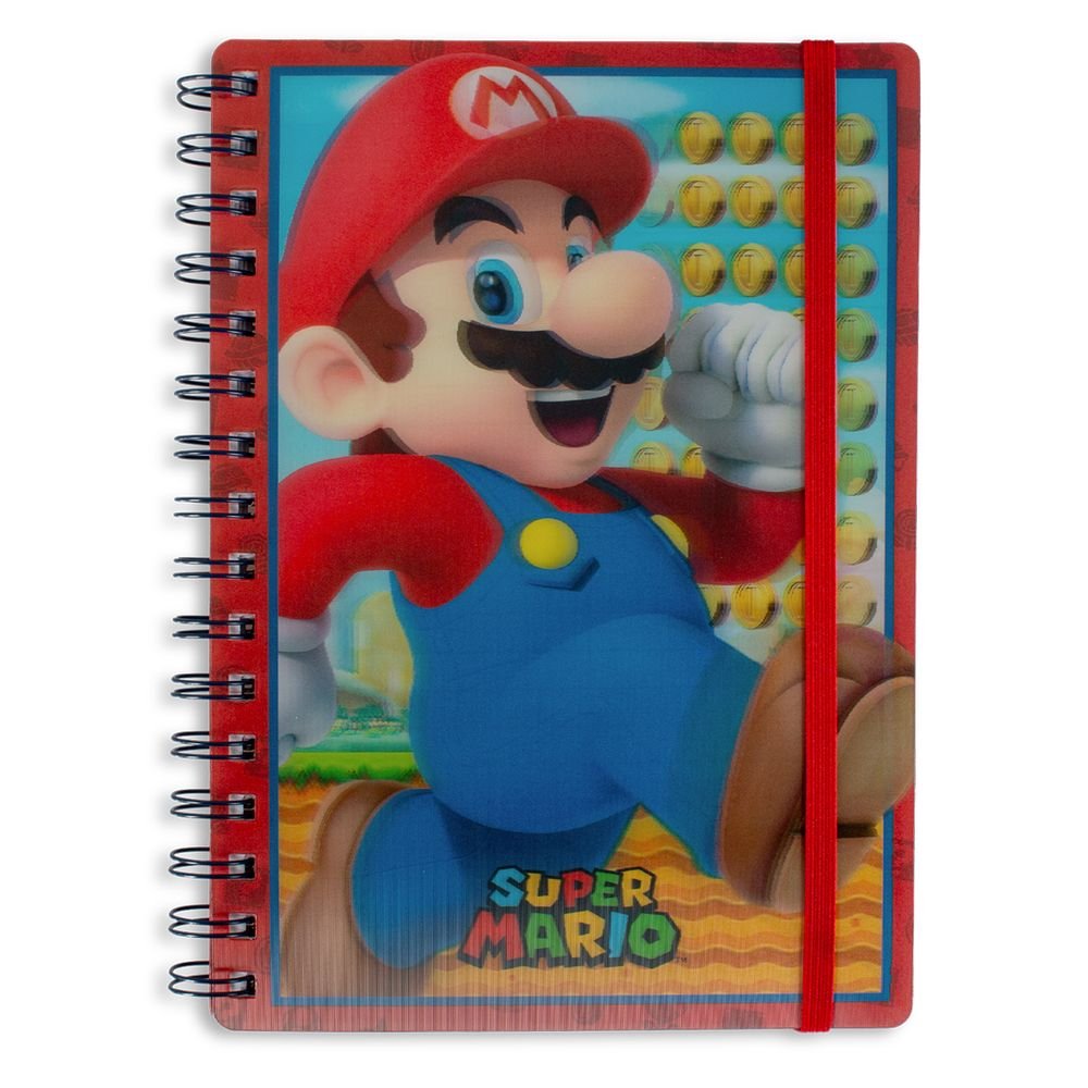 Libreta A5 Lenticular Super Mario Imagen principal del producto