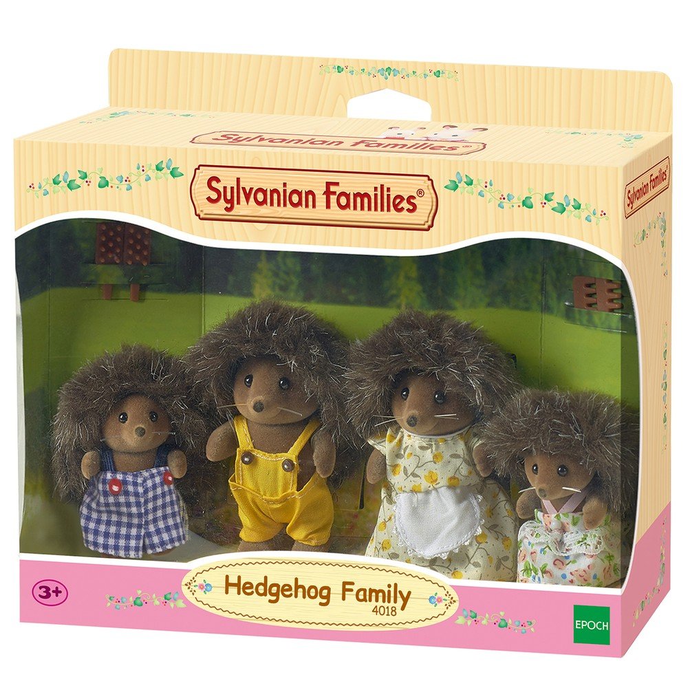Familia Erizo Sylvanian Families - Set de 4 figuras