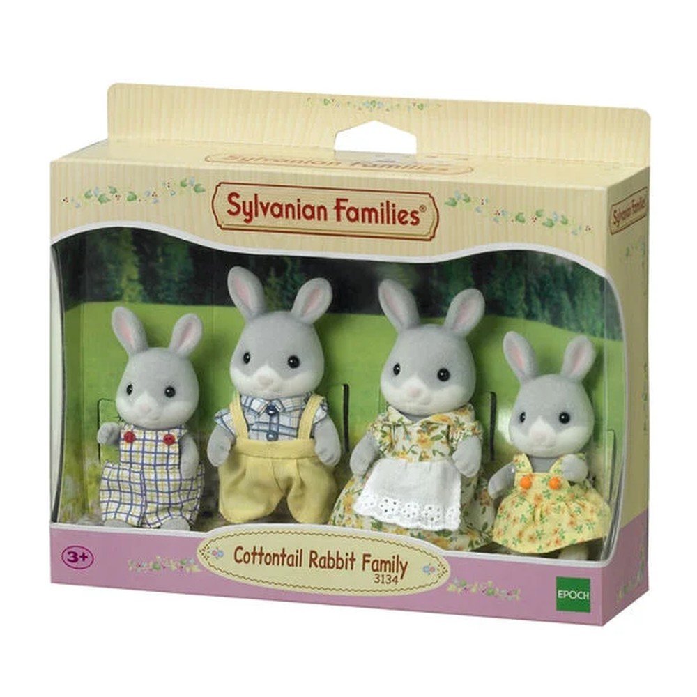 Familia Conejo Colita de Algodón Sylvanian Families