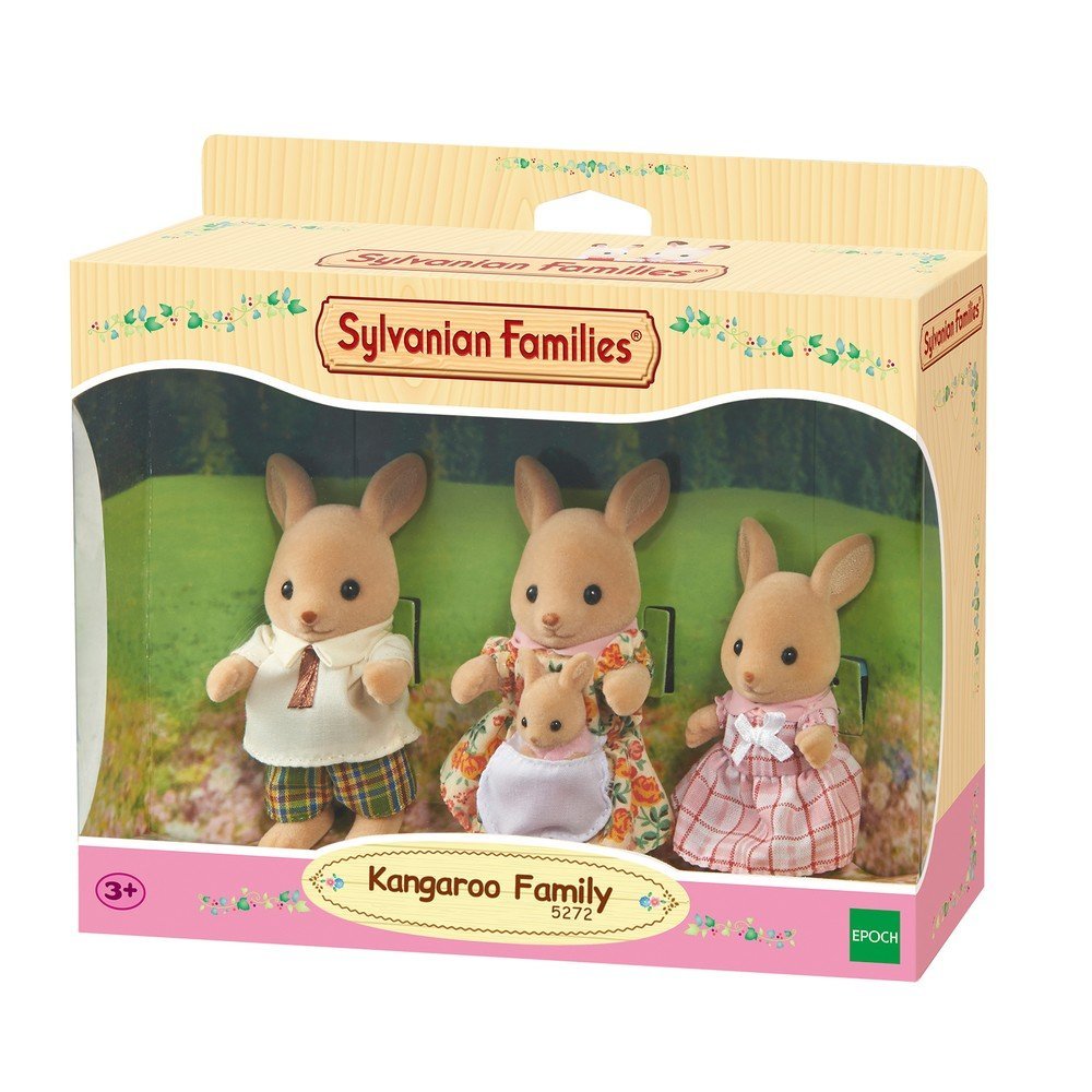 Familia Canguro Sylvanian Families - Set de 4 figuras