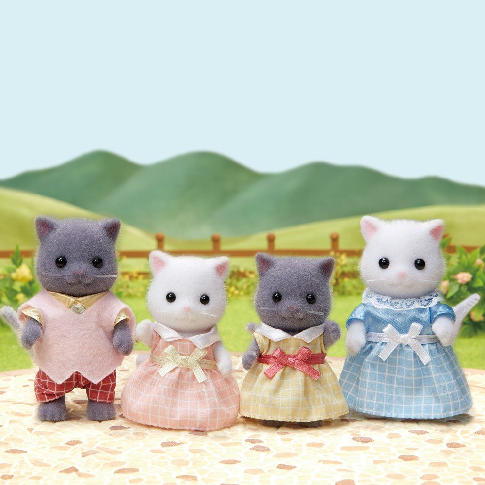 Familia Gato Persa Sylvanian Families