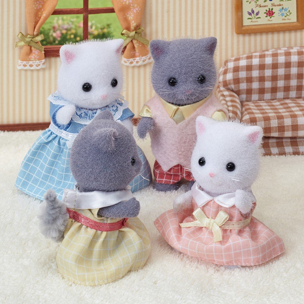 Familia Gato Persa Sylvanian Families
