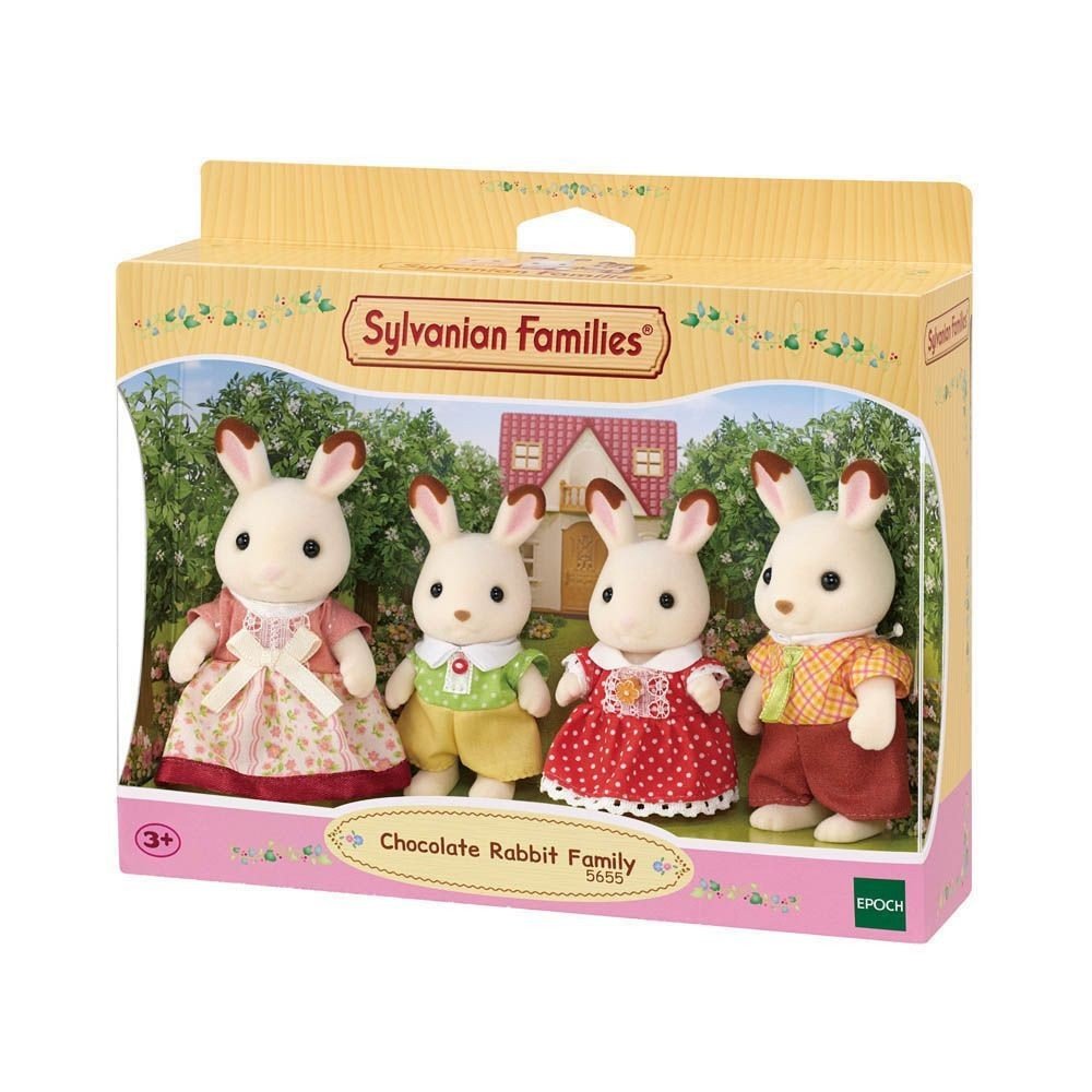 Sylvanian Families Familia Conejo Chocolate