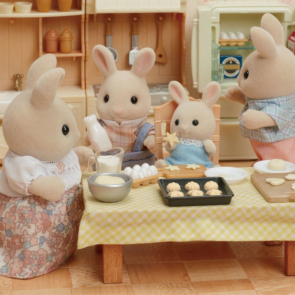 Familia Conejo de Leche Sylvanian Families