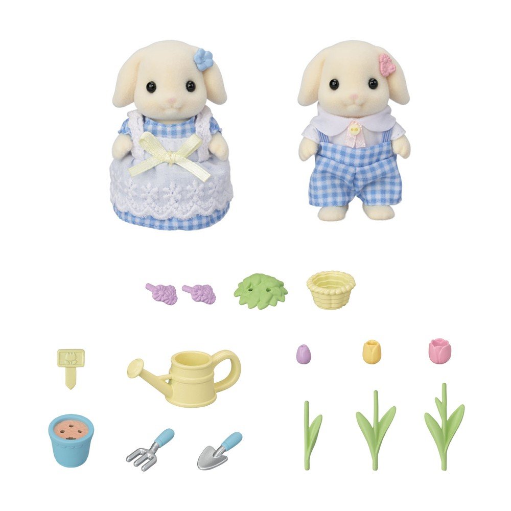 Set Hermanos Conejo Flor - Sylvanian Families