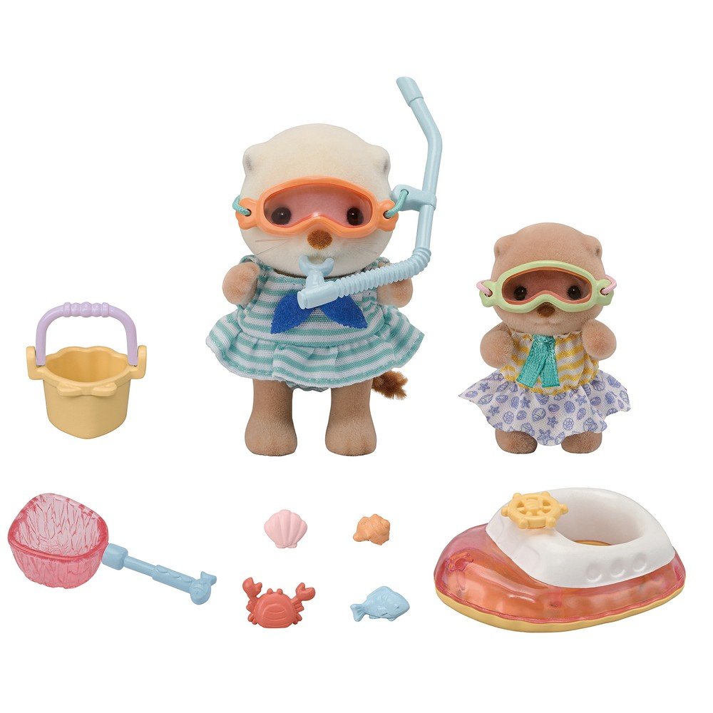 Sylvanian Families Set Hermanas Nutria Marina