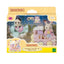 Sylvanian Families Creme y Erin en tren y avión