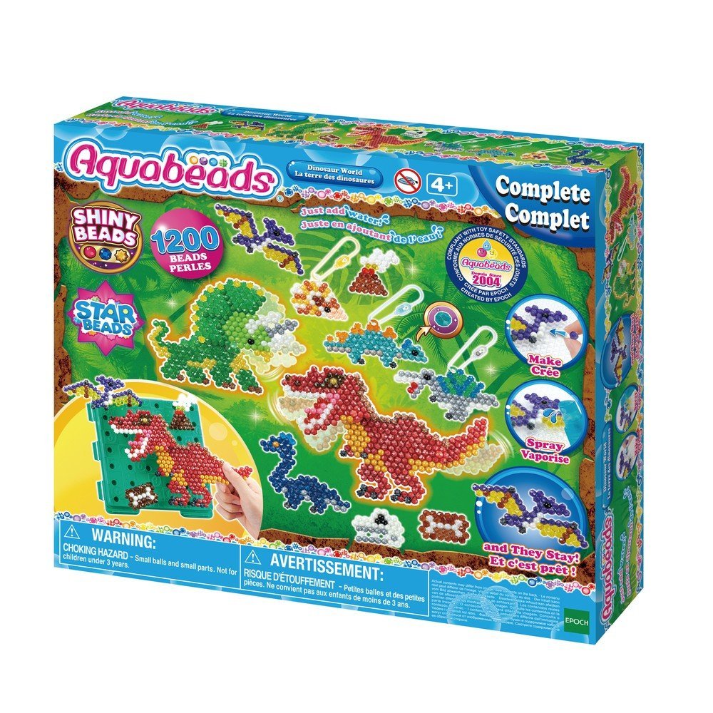 Juego Aquabeads Mundo de Dinosaurios