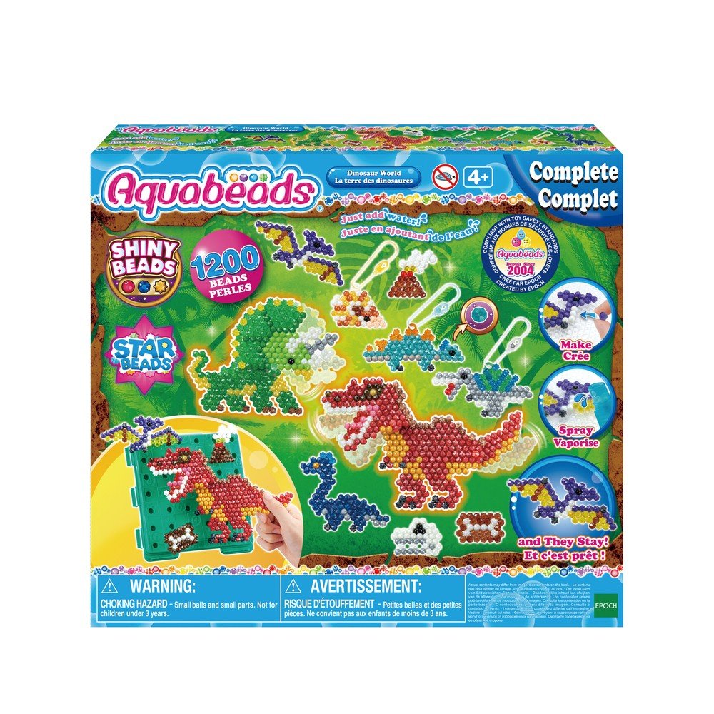 Juego Aquabeads Mundo de Dinosaurios