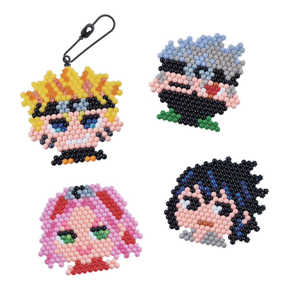 Juego Aquabeads Naruto Keychain Craft Kit