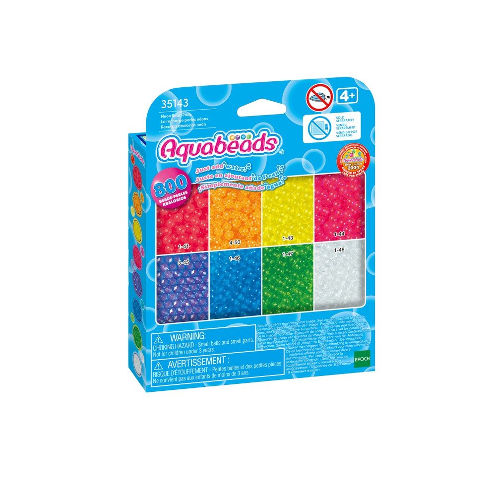 Juego Aquabeads Recarga Abalorios Neon