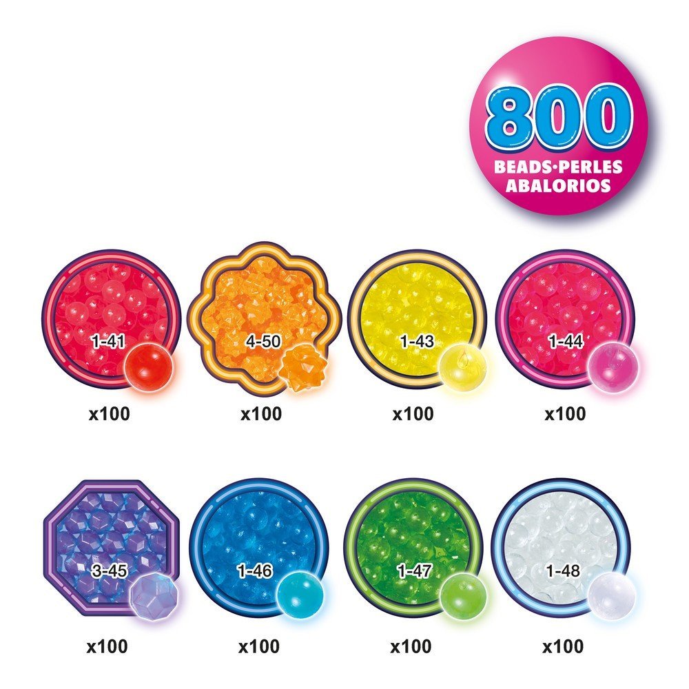 Juego Aquabeads Recarga Abalorios Neon