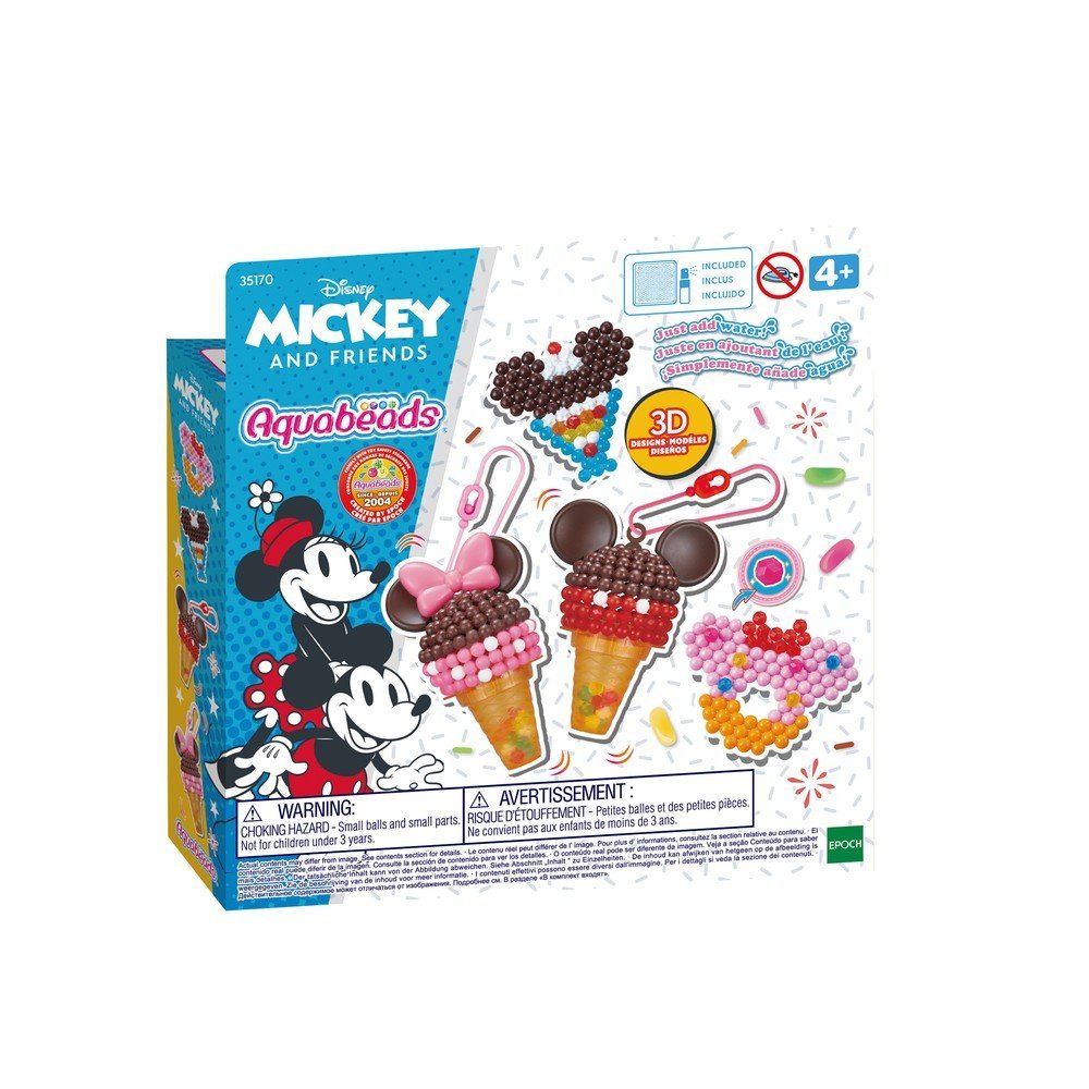 Juego Aquabeads Mickey and Friends Set de Helados