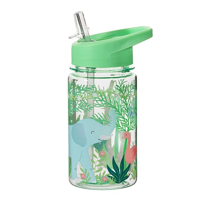 BOTELLA INFANTIL CON PAJITA JUNGLE FRIENDS | SASS & BELLE | 1 UNIDAD | 5055259280319 Imagen principal del producto