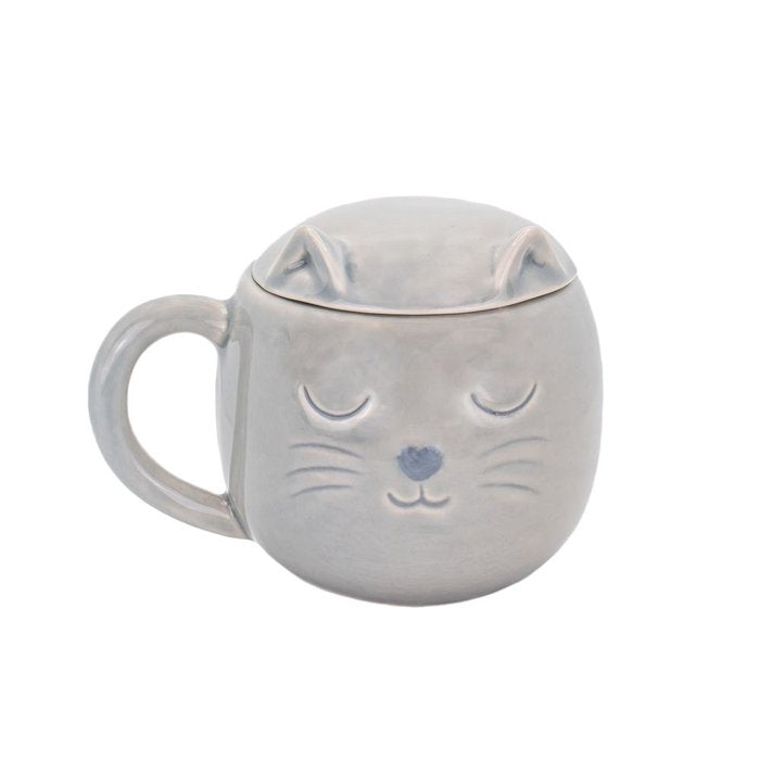 TAZA CON TAPA GATO GRIS | SASS & BELLE | 1 UNIDAD | 5055259282535 Imagen principal del producto