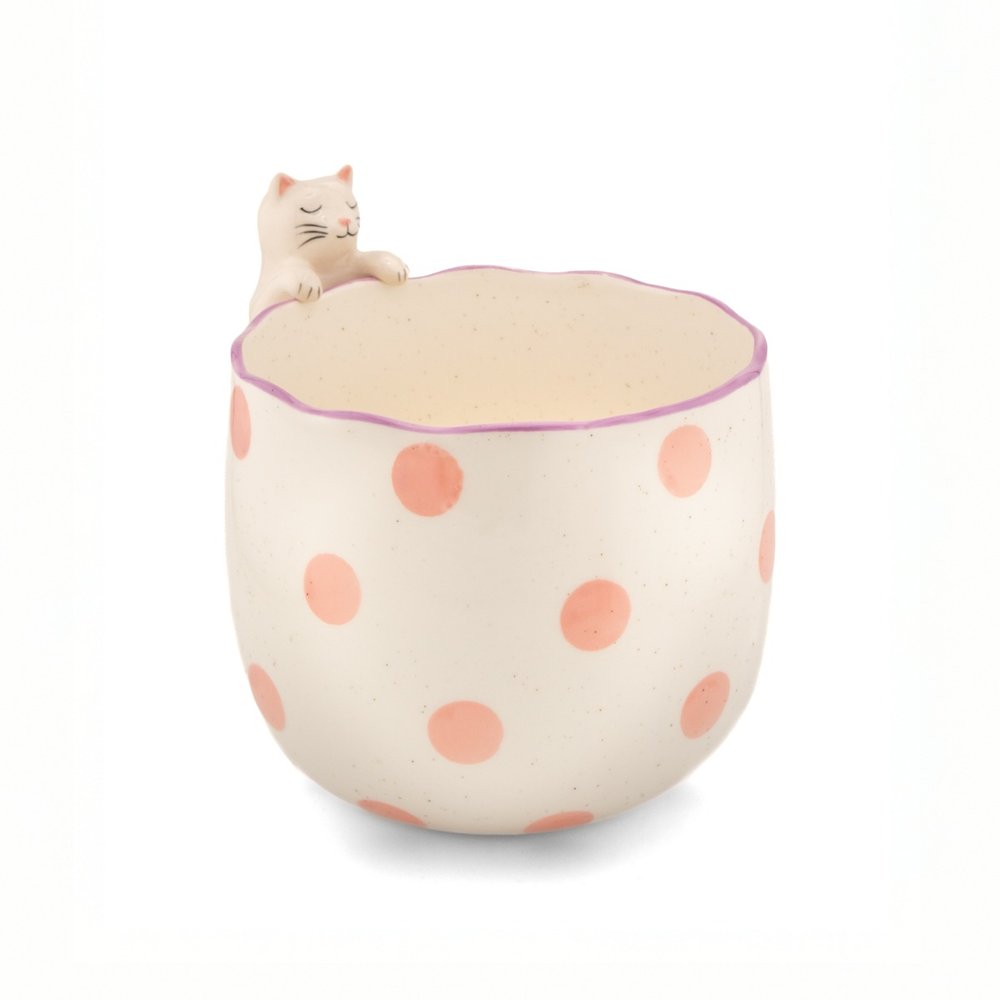 Macetero Gato SASS & Belle Porcelana Imagen principal del producto