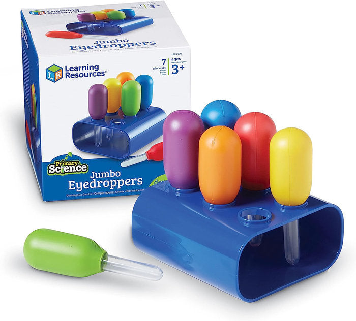 Cuentagotas Jumbo con Soporte Primary Science LEARNING RESOURCES Imagen principal del producto