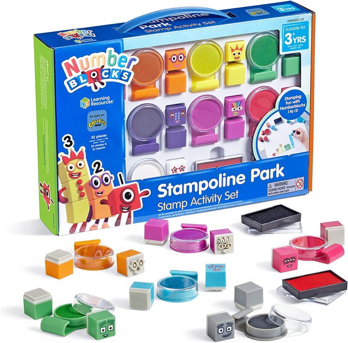 Juego Numberblocks Set Actividades Stampoline Park Learning Resources