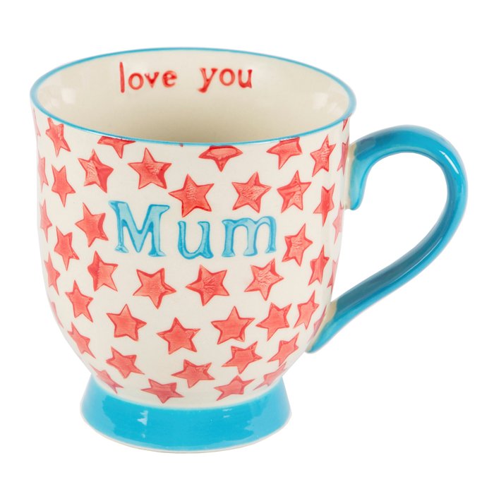 TAZA MAMA ESTRELLAS ROJAS | SASS & BELLE | 1 UNIDAD | 5055992721186
