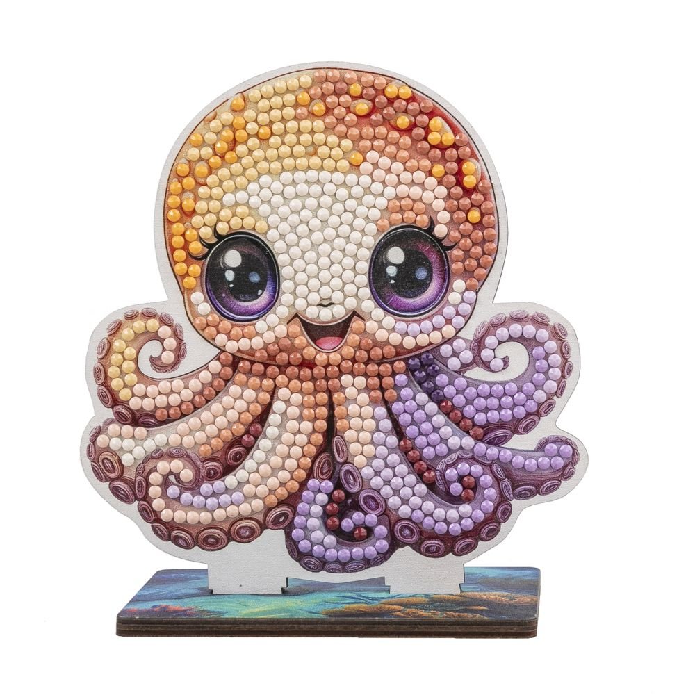 PINTAR DIAMANTE CRYSTAL ART BUDDY PULPO | CRAFT BUDDIES | 1 UNIDAD | 5056588615247 Imagen principal del producto