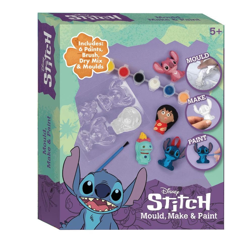 Set de Escayola para Moldear y Pintar Stitch CYP
