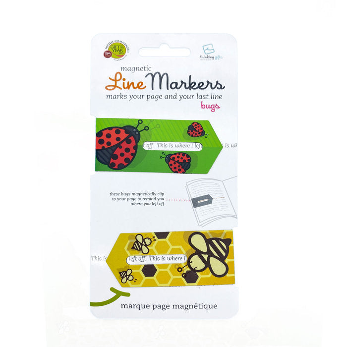 MARCAPAGINAS LINEMARKERS BUGS | 1 UNIDADES | (THINKING GIFTS) Imagen principal del producto