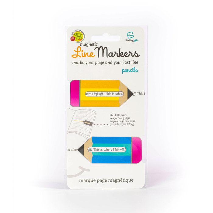 MARCAPAGINAS LINEMARKERS PENCILS | 1 UNIDADES | (THINKING GIFTS) Imagen principal del producto