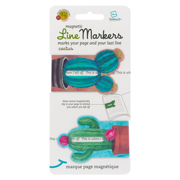 MARCAPAGINAS LINEMARKERS CACTUS | 1 UNIDADES | (THINKING GIFTS) Imagen principal del producto