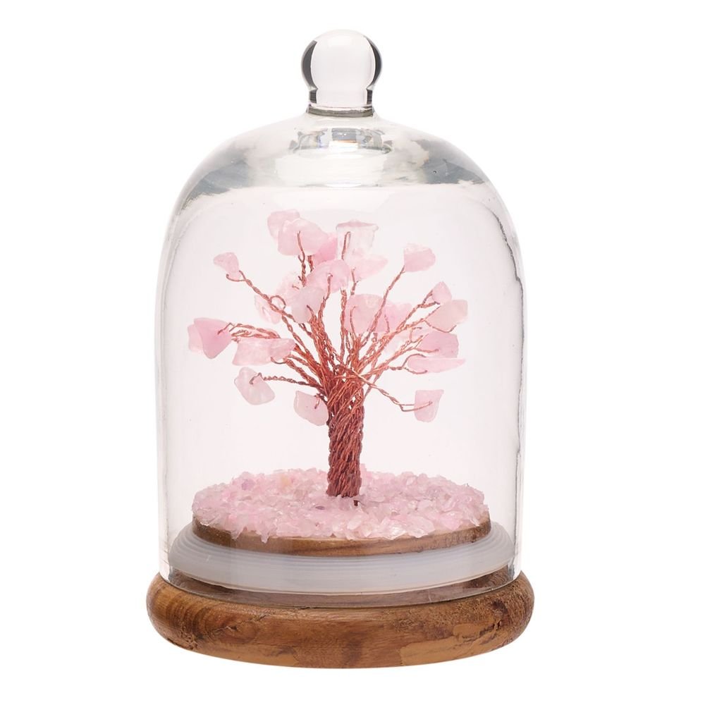 Árbol Piedras Preciosas Cuarzo Rosa Widdop
