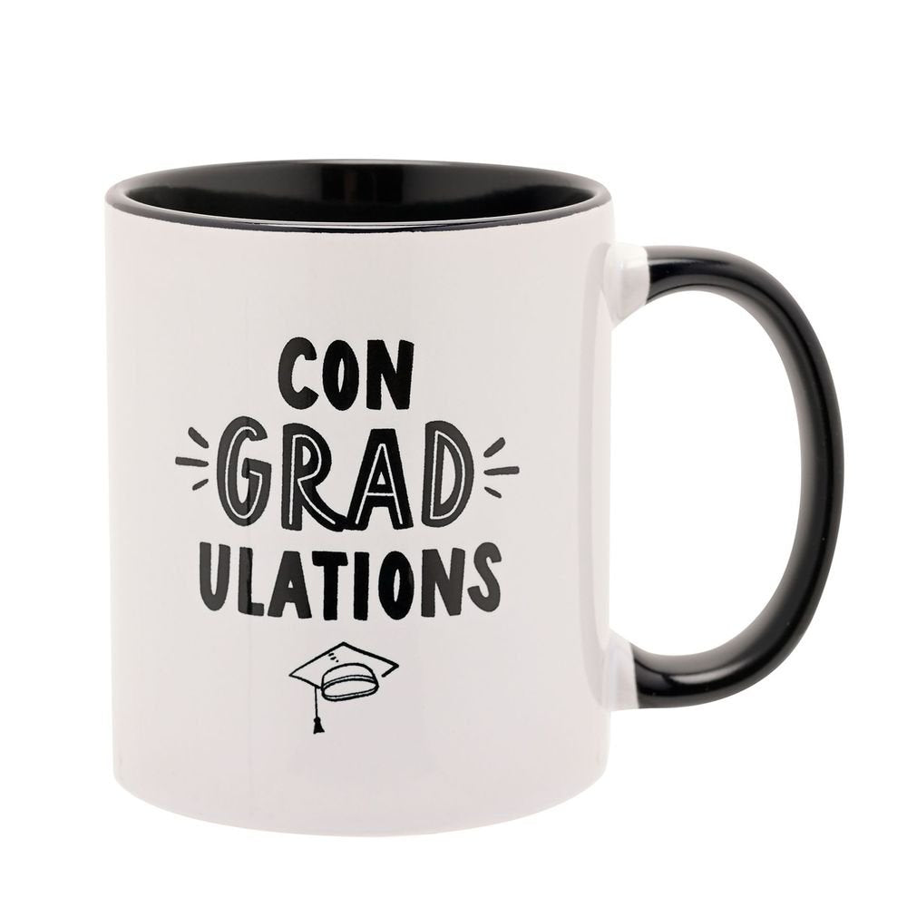 Taza Graduación Interior Negro Congratulations WIDDOP Imagen principal del producto