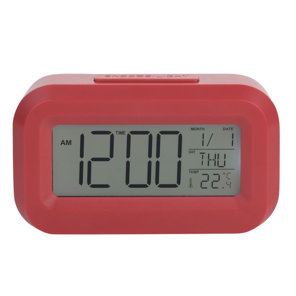 Reloj LED Hometime Brights rojo - Widdop