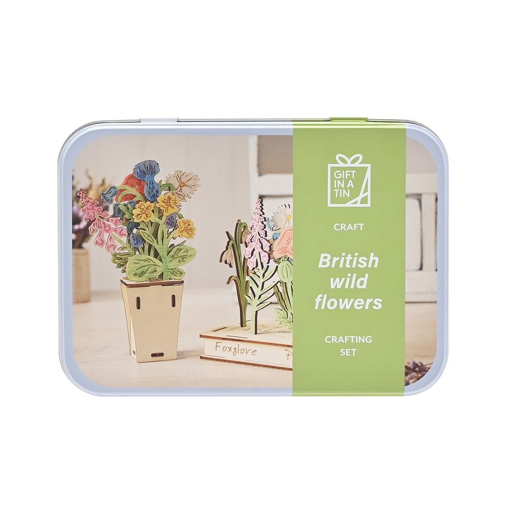 Set Maqueta Madera en Lata Flores Silvestres Widdop Imagen principal del producto