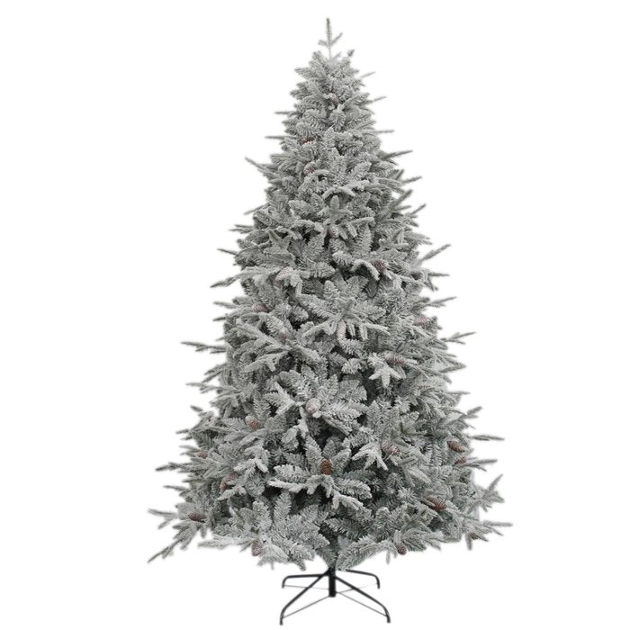 Árbol de Navidad Cubierto de Nieve con Piñas 140 cm Widdop Navidad Imagen principal del producto