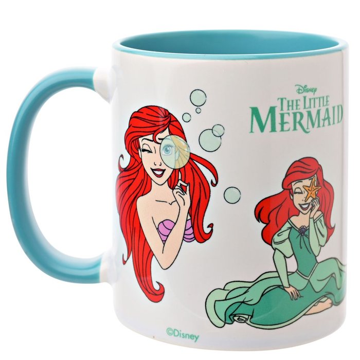 TAZA CERAMICA DISNEY - ARIEL + CAJA REGALO | WIDDOP DISNEY | 1 UNIDAD | 5063322045413 Imagen principal del producto