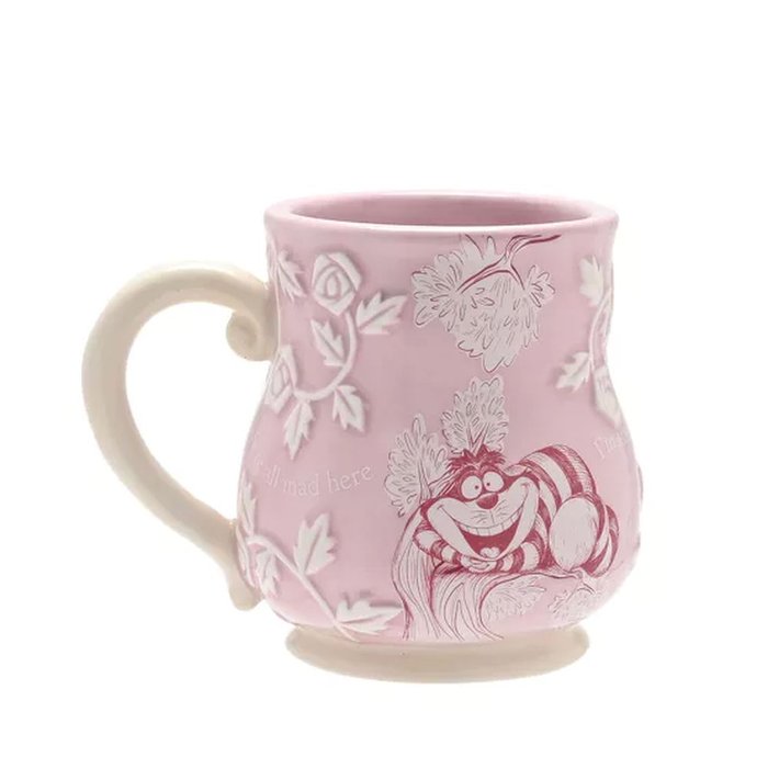Taza relieve Alicia país de las maravillas Gato Cheshire