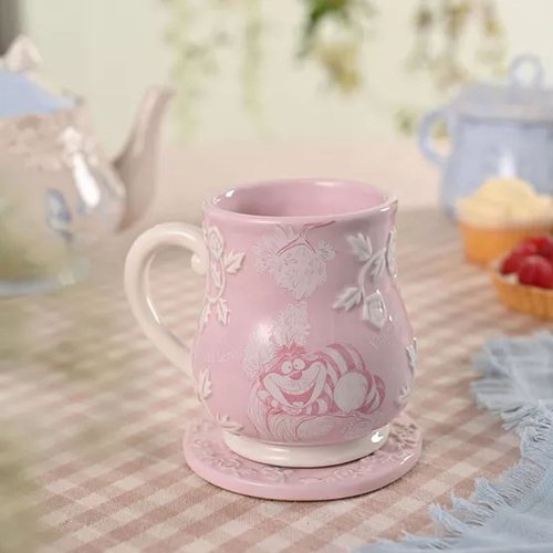 Taza relieve Alicia país de las maravillas Gato Cheshire