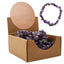 Expositor 25 Pulsera de Cristal Serenity Amatista Widdop