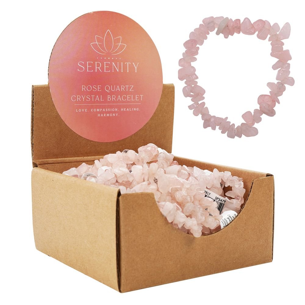 Pulsera Cuarzo Rosa Widdop, 25 unidades