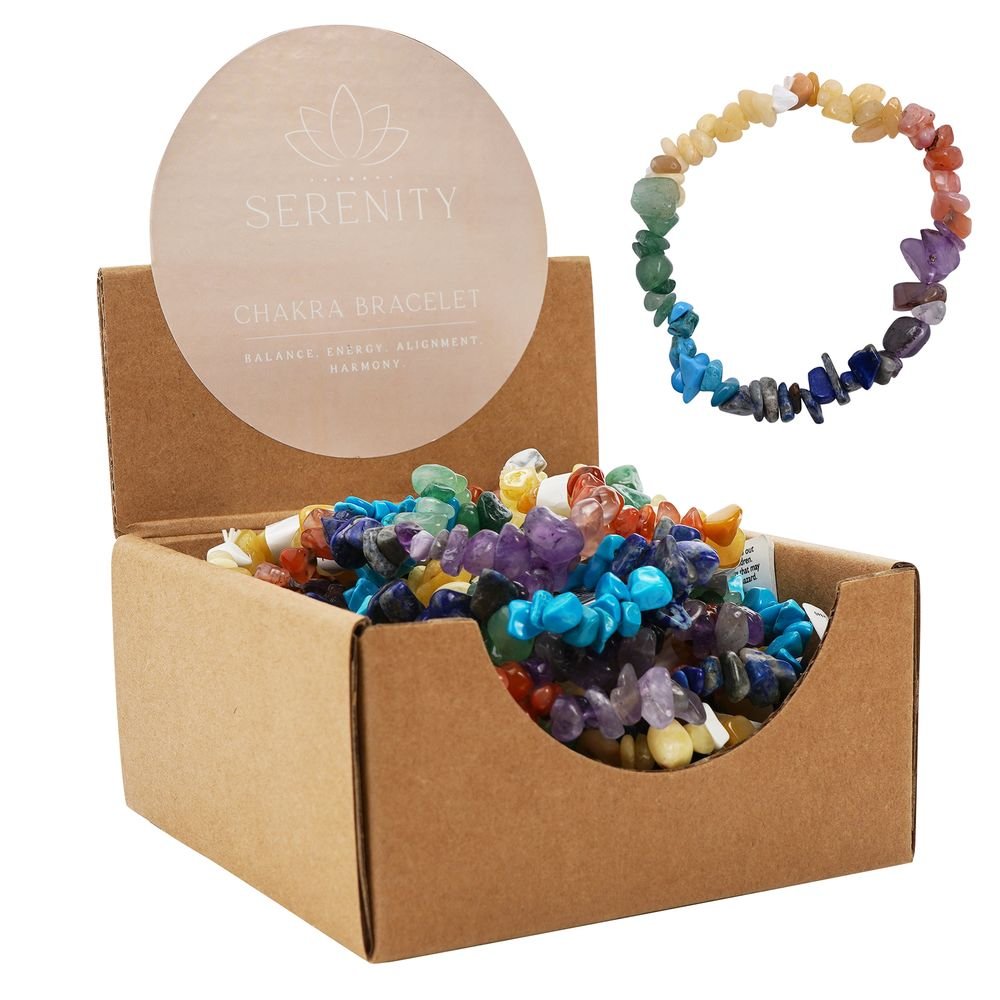 Expositor Pulsera 25 Unidades Surtido Chakra Widdop Imagen principal del producto