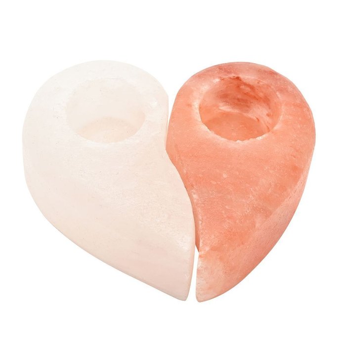 PORTAVELAS SAL DEL HIMALAYA CORAZON YIN YANG | WIDDOP | 1 UNIDAD | 5063322058000 Imagen principal del producto