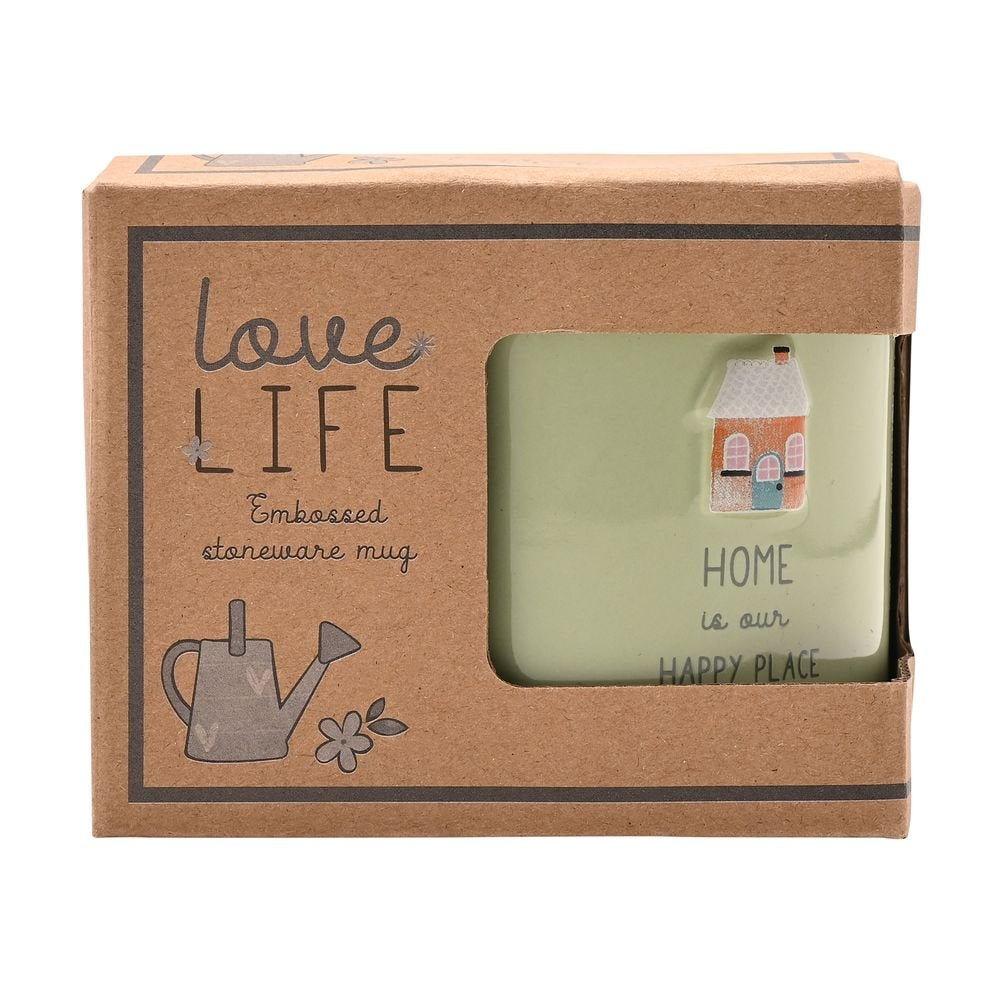 Taza con relieve Home Love Life de Widdop