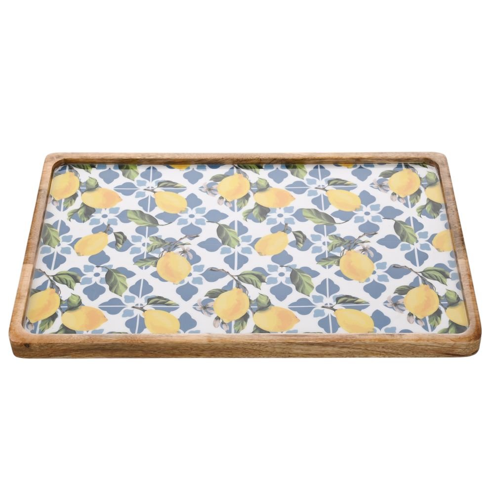 Bandeja madera limones 40 cm Widdop