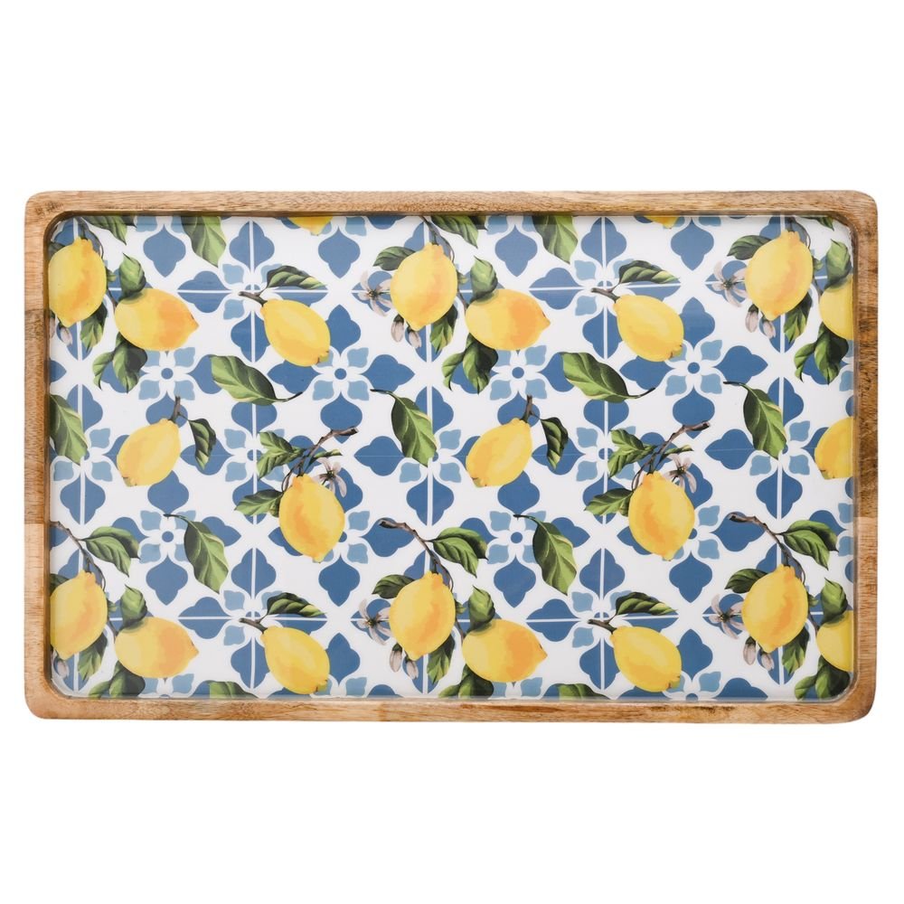 Bandeja madera limones 40 cm Widdop