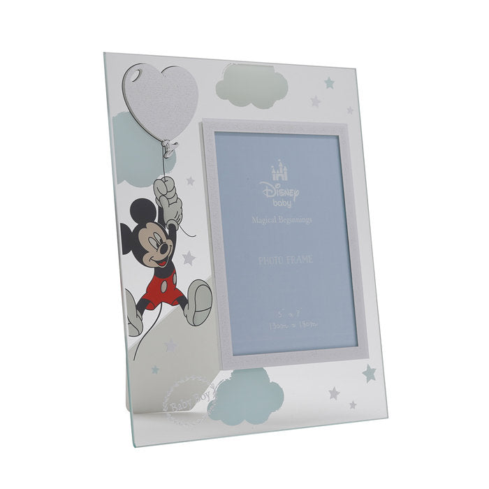MARCO FOTOS CRISTAL BAÑADO EN PLATA MICKEY MOUSE 13X18 | 1 UNIDADES | (WIDDOP DISNEY) Imagen principal del producto